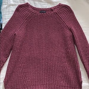 pink/purple american eagle sweater